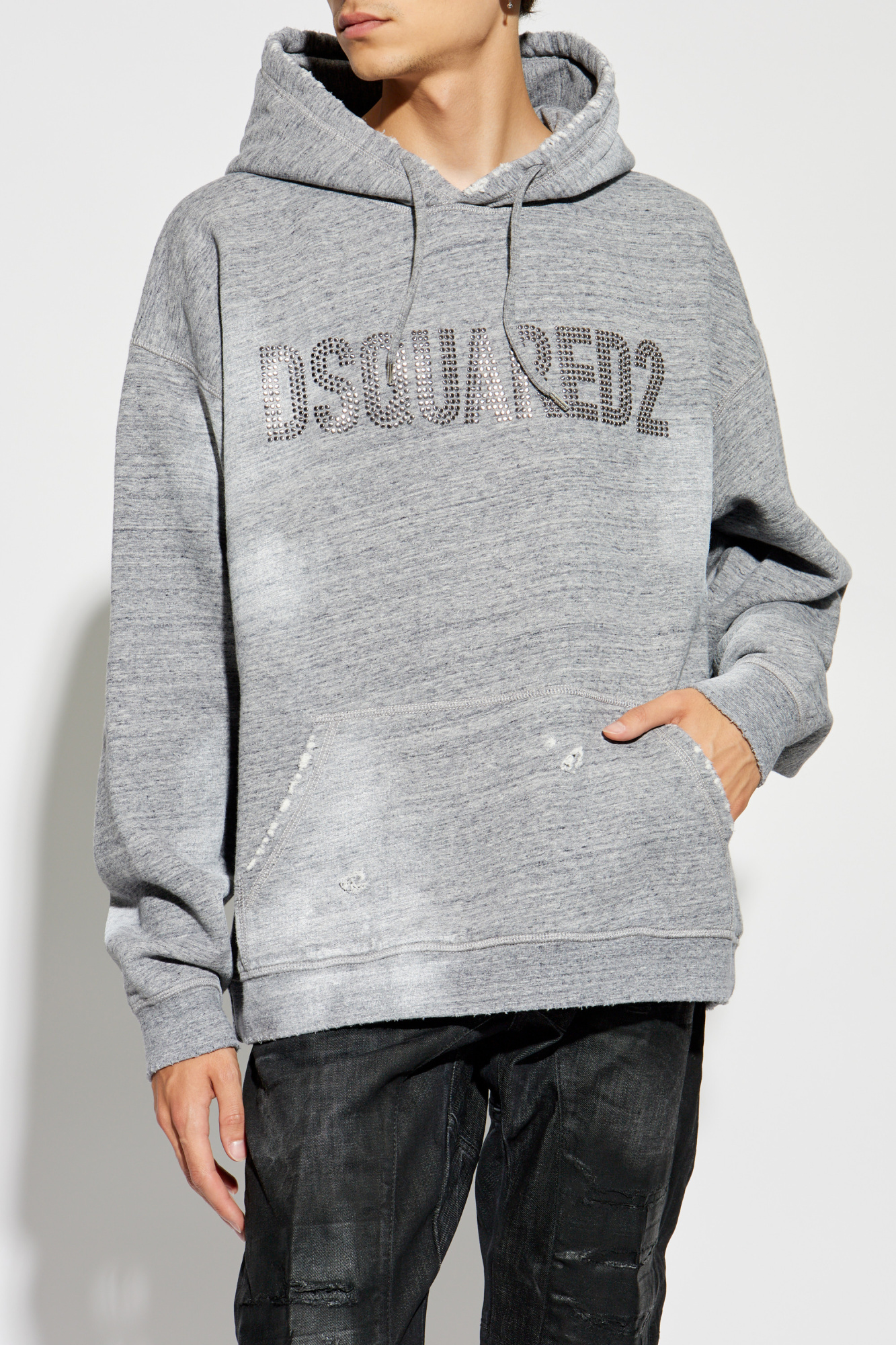 Grey Sweatshirt with logo Dsquared2 Vitkac Canada